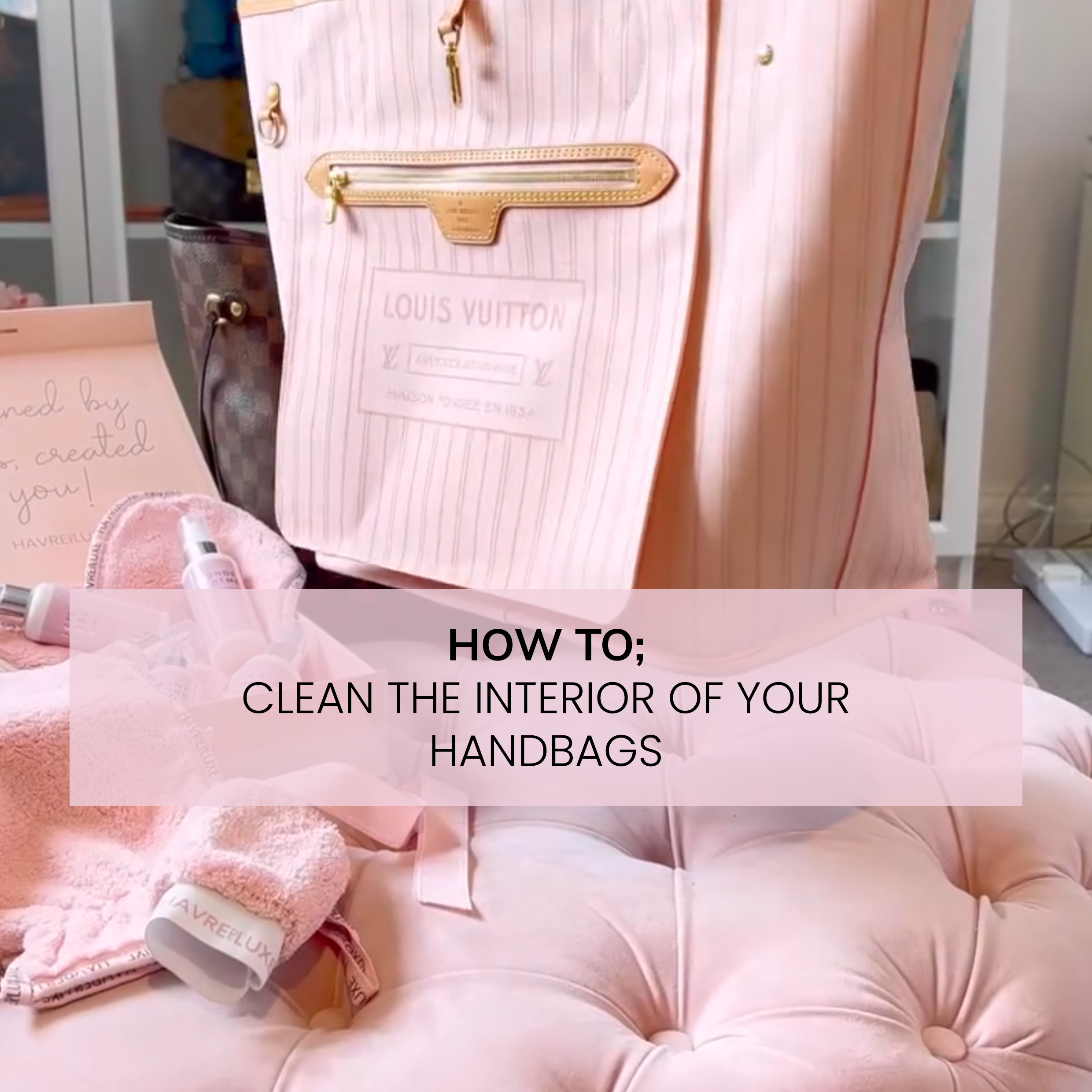 How to clean the interior of your handbags